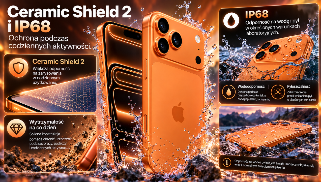 iPhone 17 Pro Max – Ceramic Shield 2 i IP68
